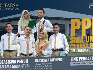 Beasiswa SMAU CT Arsa Foundation Dibuka, Ini Syarat hingga Cara Daftarnya Beasiswa SMAU CT Arsa Foundation Dibuka, Ini Syarat hingga Cara Daftarnya