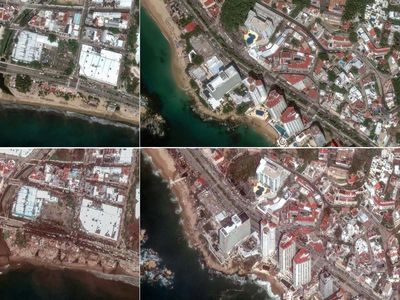 Potret Satelit Ungkap Kondisi Before-After Badai Terjang Meksiko