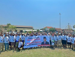Ratusan Tukang Becak Madiun Deklarasi Dukung Prabowo Presiden di 2024