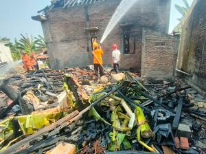 2 Rumah Warga Undaan Kudus Hangus Dilalap Api!
