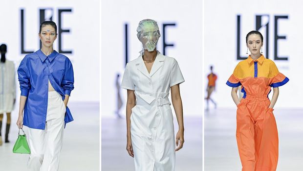 Dua jenama asal Korea Selatan, LIE dan Vegan Tiger, meramaikan panggung Jakarta Fashion Week 2024 pada Rabu (25/10). Gelaran merupakan bentuk kolaborasi Korea Creative Content Agency (KOCCA) dan JFW.