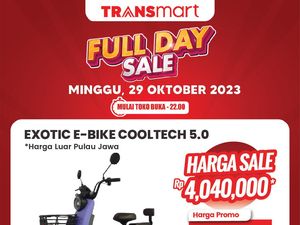 Sepeda Listrik Diskonnya Nggak Kira-kira! Cuma di Transmart Full Day Sale