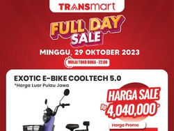 Sepeda Listrik Diskonnya Nggak Kira-kira! Cuma di Transmart Full Day Sale