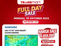 Asyik Banget, TV LED 65 Inch di Transmart Diskon hingga Rp 3,5 Juta!