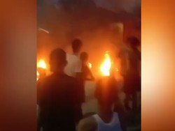 2 Orang Terbakar Saat Mencuri BBM dengan Melubangi Pipa Pertamina di Medan