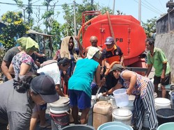 Kekeringan, BPBD Karangasem Distribusikan 102 Ribu Liter Air Sejak Agustus