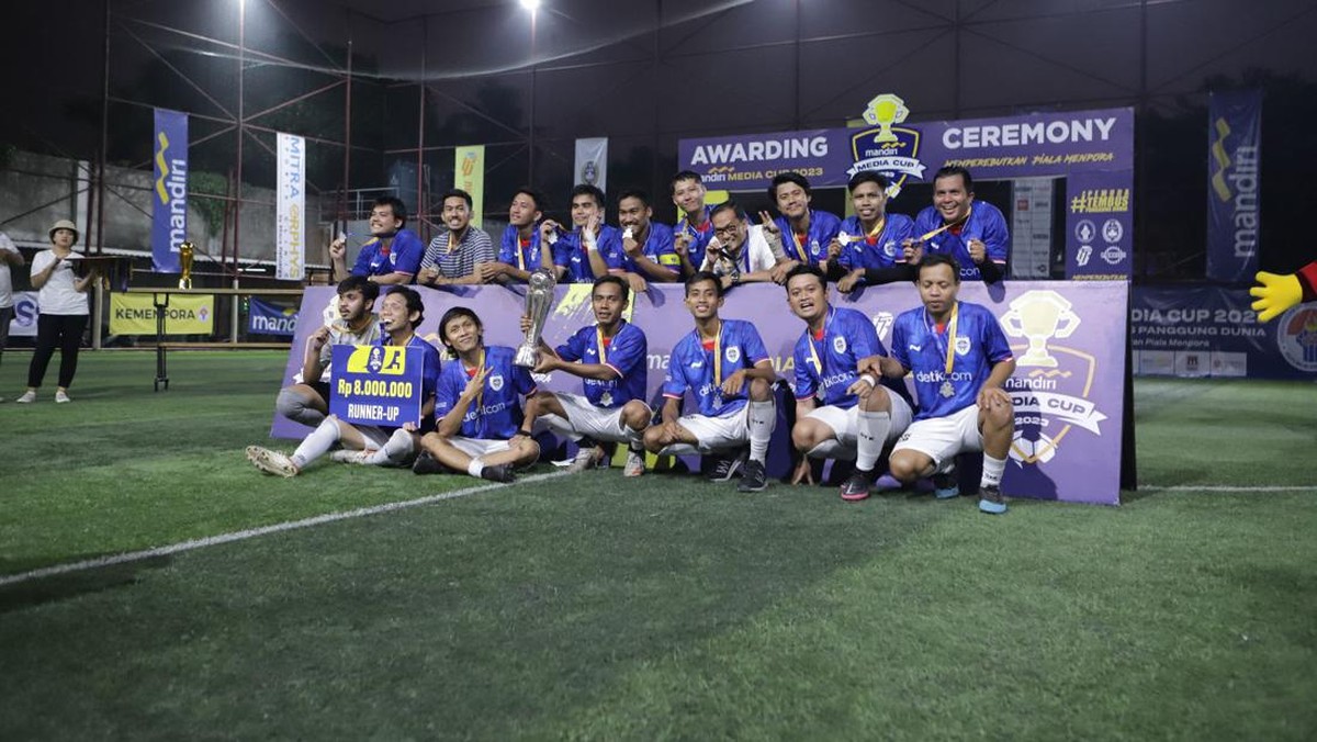 Detikcom Runner-up Media Cup 2023 (dok.PSSI Pers)