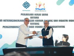 Kemnaker dan Kadin Teken 2 MoU, Ini Isinya