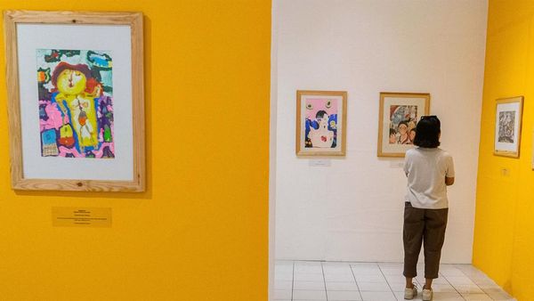 Melihat Pameran Lukisan Menuju Indonesia Emas di DIY