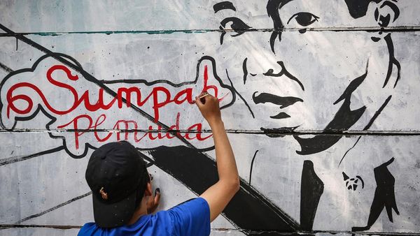 Mural Sumpah Pemuda Hiasi Depok