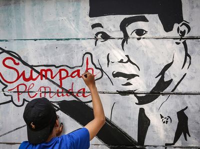 Mural Sumpah Pemuda Hiasi Depok