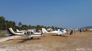Menilik Keindahan Pesawat Kecil di Pangandaran Air Show 2023