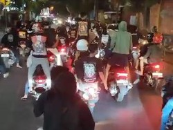 Ratusan Pesilat Serang Warkop-Lukai 2 Orang Usai Demo di Polres Mojokerto