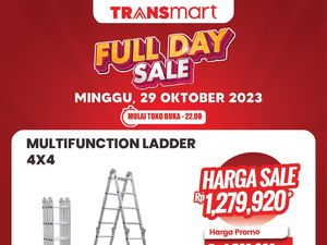 Beli Tangga Multifungsi di Transmart Full Day Sale Hemat Rp 700 Ribuan