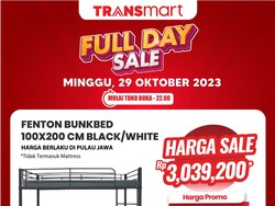 Tempat Tidur Tingkat buat Anak Diskon Rp 2 Jutaan! Cuma di Transmart Full Day Sale