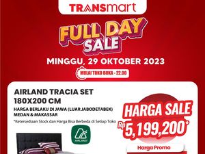Tempat Tidur Mewah Banting Harga Jadi Rp 4 Jutaan! Cuma di Transmart Full Day Sale Tempat Tidur Mewah Banting Harga Jadi Rp 4 Jutaan! Cuma di Transmart Full Day Sale