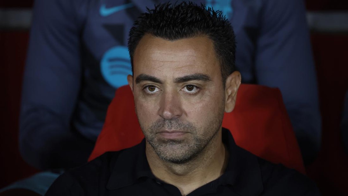 Pelatih Barcelona, Xavi Hernandez. (Foto: REUTERS/JON NAZCA)