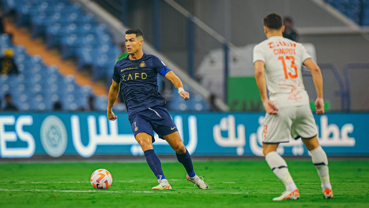 Cristiano Ronaldo bikin assist, Al Nassr kalahkan Al Feiha 3-1 (Twitter @AlNassr)