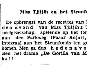 Jejak Miss Tjitjih, Diva Panggung Sandiwara Masa Hindia-Belanda Jejak Miss Tjitjih, Diva Panggung Sandiwara Masa Hindia-Belanda