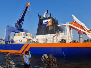 KKP Amankan Kapal Berbendera Belanda yang Angkut Pasir Laut di Perairan Jakarta