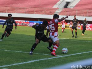 Babak Pertama, Persis Solo Unggul 2-1 dari Bhayangkara FC