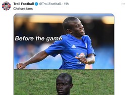 Fans Chelsea yang sempat bahagia melihat performa beberapa laga terakhir kembali sedih nih. (Foto: Twiter @TrollFootball)