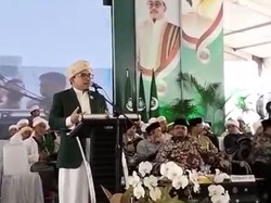 HUT Madrasah NWDI di NTB Diwarnai Deklarasi Dukung Prabowo-Gibran, Menag Hadir