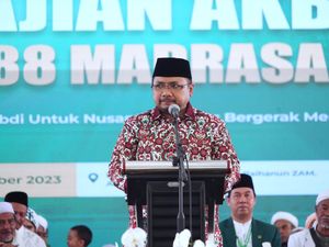 Kemenag Klarifikasi Kehadiran Yaqut di Deklarasi NW Dukung Prabowo-Gibran Kemenag Klarifikasi Kehadiran Yaqut di Deklarasi NW Dukung Prabowo-Gibran