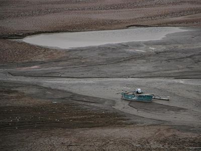 Penampakan Waduk Bili-Bili Sulawesi yang Kini Airnya Menyusut