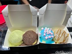 Wah! Di Alun-alun Bekasi Ada Lumpia dan Pancake yang Dijual Oppa Korea