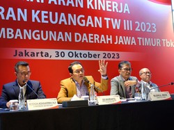 Bank Jatim Raih Laba Bersih Rp 1,09 T di Kuartal III-2023