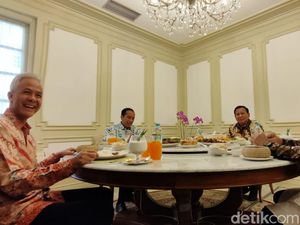 Ini Menu Makan Siang Jokowi Bersama 3 Calon Presiden 2024