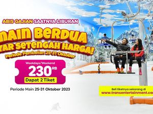 Yuk Main Berdua Bayar Setengah Harga di Trans Snow World Bintaro!