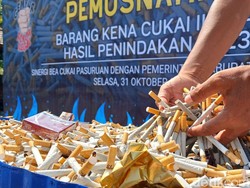Bea Cukai Pasuruan Musnahkan Barang Bukti Senilai Rp 4 M
