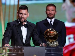 Sejak musim panas, sebelum meraih Ballon dOr ke-8 dalam karier, Messi merumput di Major League Soccer bersama Inter Miami, klub tempat Beckham menjadi salah satu pemiliknya. Foto: REUTERS/STEPHANIE LECOCQ