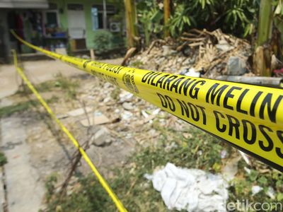 TKP Penembakan Pria di Bekasi Digaris Polisi