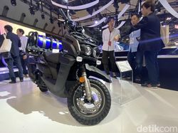 Yamaha Pamer Motor Hidrogen, Jok Belakang Dipasang Tangki Kayak Tabung Gas 12 Kg