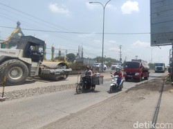Perbaikan Jalan di Pantura Genuk Semarang, Ada Jadwal Contraflow