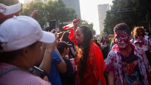Potret Saat Jalanan Meksiko Dikuasai Para Zombie