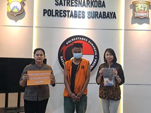 Pria Pengangguran Pengedar Sabu di Surabaya Diringkus Pria Pengangguran Pengedar Sabu di Surabaya Diringkus