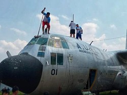 Kala Hercules Sang Penjelajah Koleksi Museum Dirgantara Jogja Dimandikan