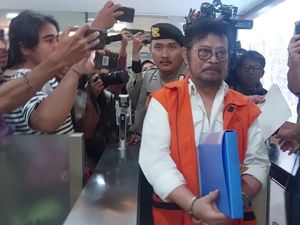 SYL Tiba di Bareskrim untuk Diperiksa soal Dugaan Diperas Pimpinan KPK