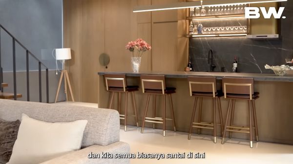 Elegan! Potret Dapur Boy William yang Menyatu dengan Ruang Tamu