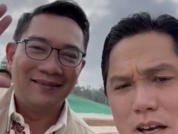 Erick Thohir-Ridwan Kamil Dampingi Jokowi Cek Tol di IKN