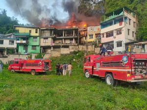 10 Rumah di Jayapura Ludes Terbakar Diduga gegara Korsleting Listrik