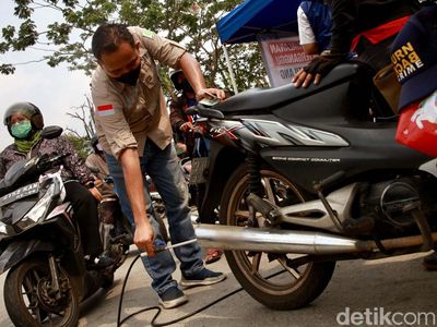 Kendaraan-kendaraan ini Terjaring Razia Uji Emisi di Pulo Gadung