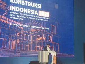 Di Depan Bos-bos Konstruksi, Airlangga Ungkap Perintah Jokowi Geber Infrastruktur
