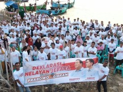Nelayan di Jateng Deklarasi Dukung Prabowo-Gibran pada Pilpres 2024