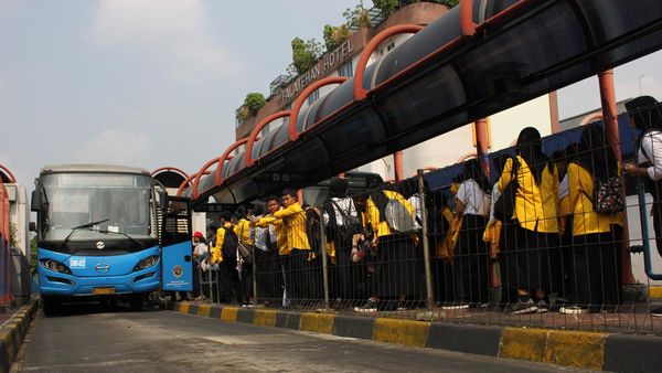 Penampakan Terminal Blok M yang Mau Dipercantik
