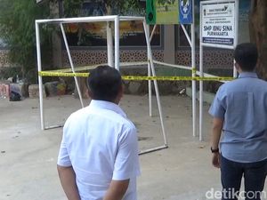 Ini Bekas Ledakan Bom Molotov di YPI Ibnu Sina Purwakarta
